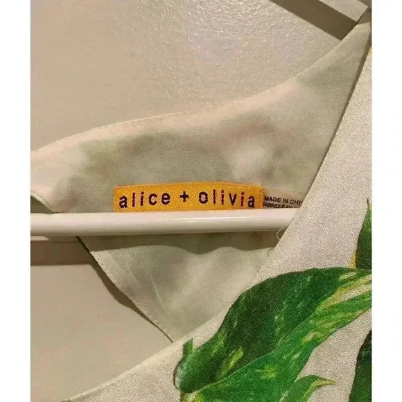 Alice & Olivia Trina Tropical Cutout Back Dress - Picture 4 of 5